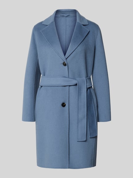 Marella Taillierter Mantel aus Woll-Mix Modell 'PANCIA' Rauchblau 2