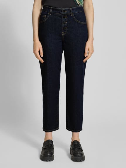 Marc Cain Jeans mit 5-Pocket-Design Dunkelblau 4