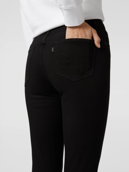 Levi's® Jeansy z wysokim stanem o kroju skinny fit model ‘721™’ Czarny 3