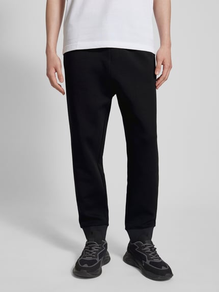 BOSS Green Sweatpants met achterzak model 'Hadiko' Zwart - 4