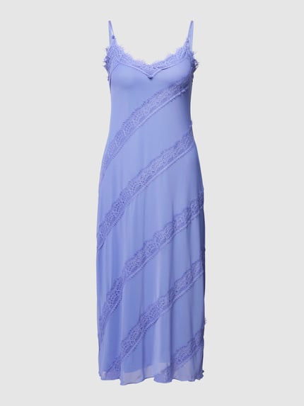 REVIEW Knielange jurk met kant Violet - 2