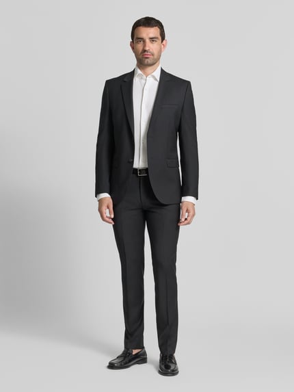 JOOP! COLLECTION Slim Fit Business-Hemd mit Haifischkragen Modell 'Phil' Weiss 1