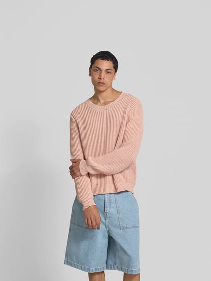 WON HUNDRED Oversized Pullover in Strick-Optik Rosa 4