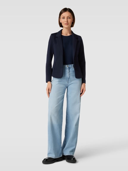 Soyaconcept Slim Fit Blazer mit 2-Knopf-Verschluss Modell 'DANIELA' Dunkelblau 1