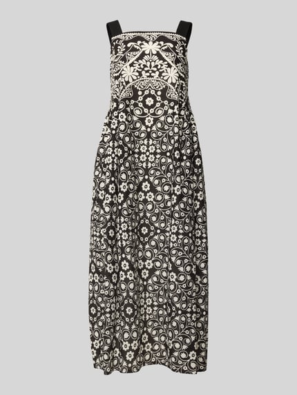 Weekend Max Mara Fließendes Freizeitkleid aus reiner Baumwolle Modell 'MOLI' Black 2