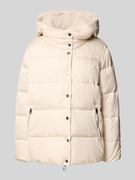 White Label Gewatteerd jack met capuchon Camel - 2