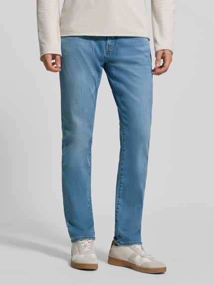 Pierre Cardin Regular Fit Jeans im 5-Pocket-Design Modell 'Lyon' Hellblau 4