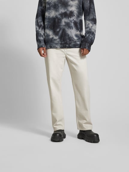 WON HUNDRED Jeansy o kroju relaxed fit z czystej wiskozy Biały 4