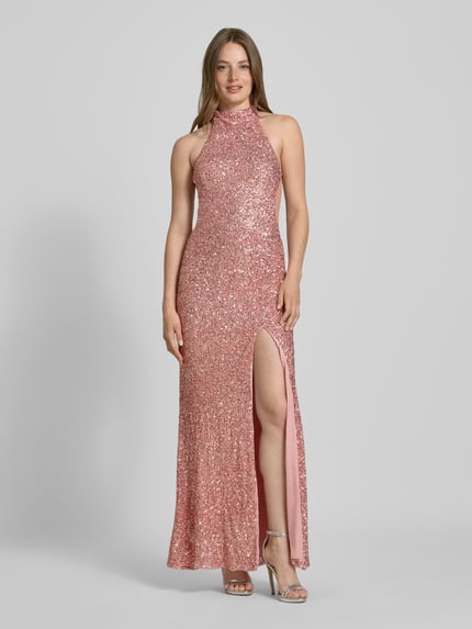 Hey Kyla Abendkleid mit Ziersteinbesatz Pink 4