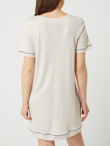 HANRO Nachthemd aus Lyocell Modell Natural Comfort Offwhite 4