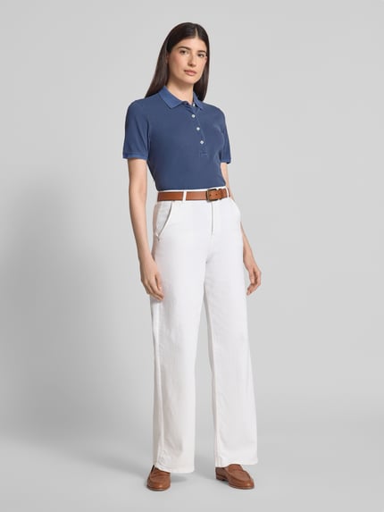 GANT Poloshirt mit kurzer Knopfleiste Marine 1