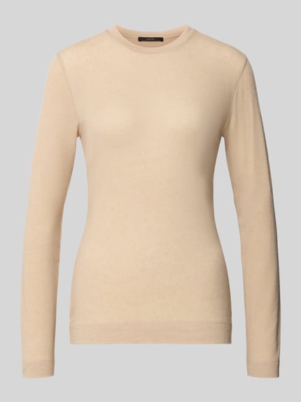 Longsleeve in melierter Optik Shop The Look MANNEQUINE