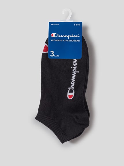 Champion Sneakersocken mit Label-Print im 6er-Pack Black 3