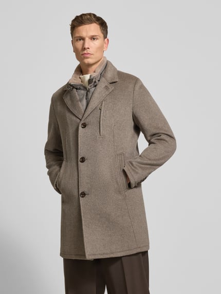 GIMO'S Mantel mit Reverskragen Beige 4