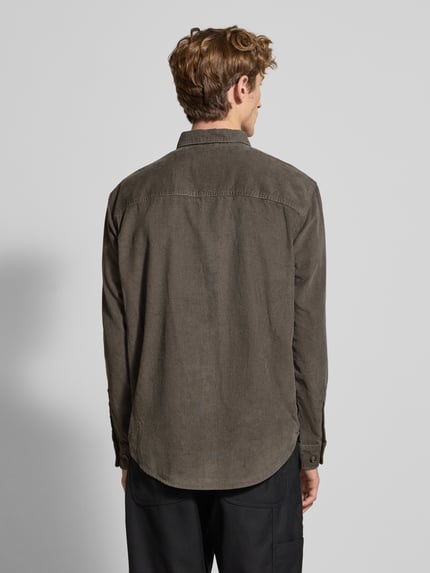 ONLY & SONS Loose Fit Freizeithemd aus reiner Baumwolle Modell 'ALP' Hellgrau 5