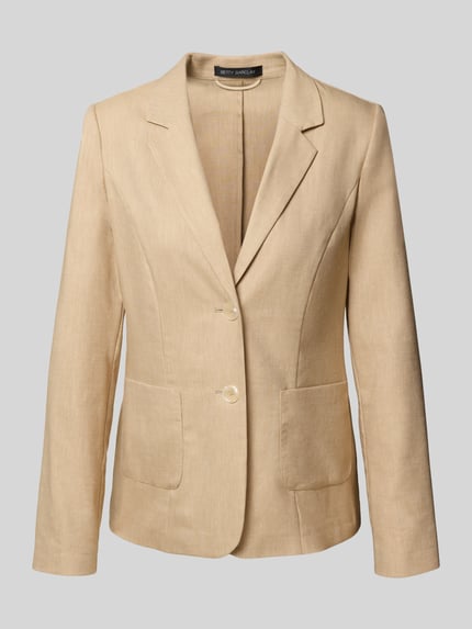 Betty Barclay Blazer mit Leinen-Anteil Sand 2