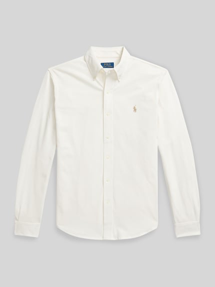 Polo Ralph Lauren Regular Fit Freizeithemd aus reiner Baumwolle Offwhite 2
