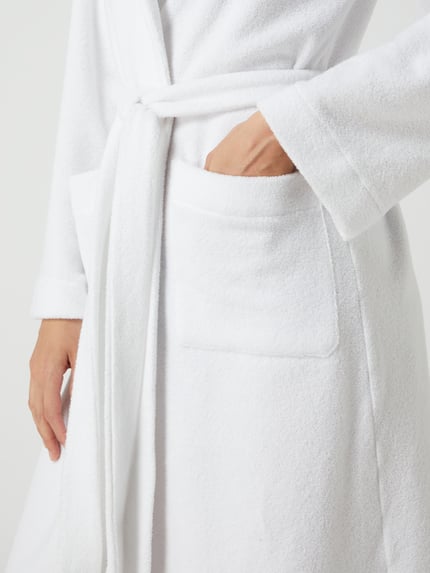 HANRO Bademantel aus Frottee Modell Robe Selection Weiss 3