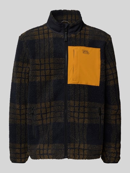 camel active Fleecejacke mit Reißverschluss Dunkelbraun 2