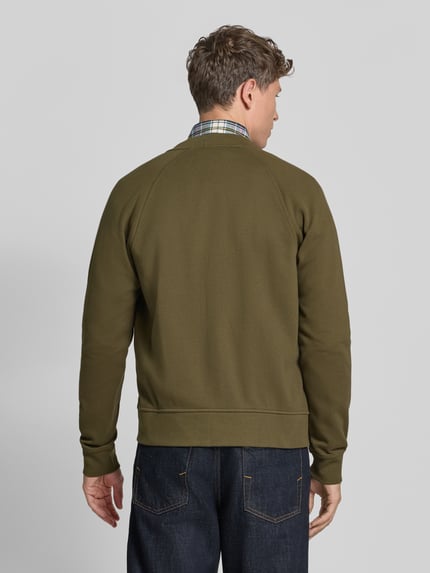 Polo Ralph Lauren Regular Fit Strickjacke aus Baumwoll-Mix Oliv 5
