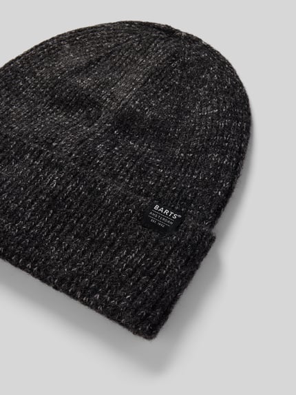 Barts Beanie met wol Model 'Willian' Antraciet gemêleerd - 2