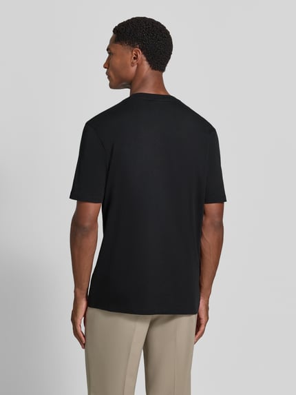 HUGO Regular Fit T-Shirt aus reiner Baumwolle Modell 'Dulivio_U263' Black 5