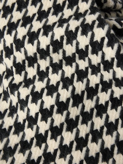 ICHI Schal mit Fransen Modell 'IAVANJAA' Black 2