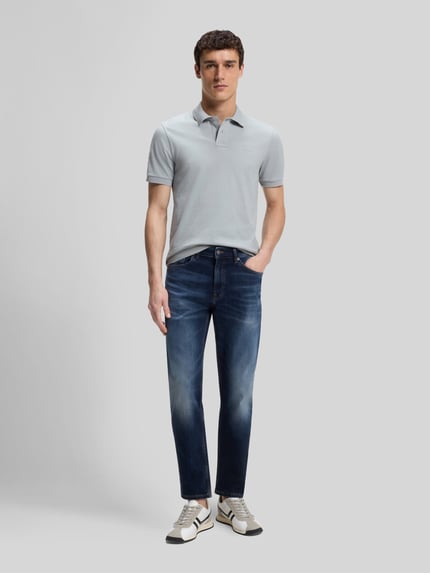 BOSS Orange koszulka polo o kroju regular fit z mieszanki bawełny model 'Passenger' Lodowy błękitny 1