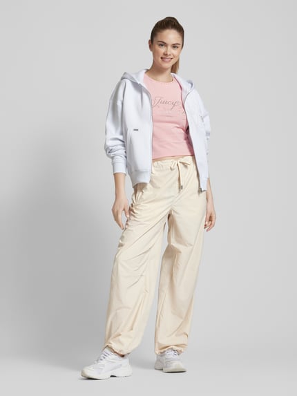 Juicy Couture Hose mit elastischem Bund Modell 'AYLA' Beige 1