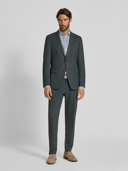OLYMP SIGNATURE Slim Fit Freizeithemd mit Kentkragen Modell 'Namur' Oliv 1