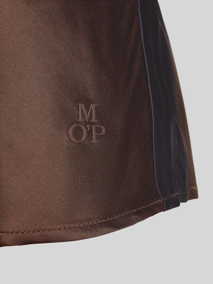 Marc O'Polo Pyjama-Top mit verstellbaren Spaghettiträgern Dunkelbraun 2