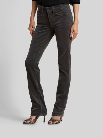 Lauren Ralph Lauren Straight Leg Hose aus Baumwoll-Mix Anthrazit 4