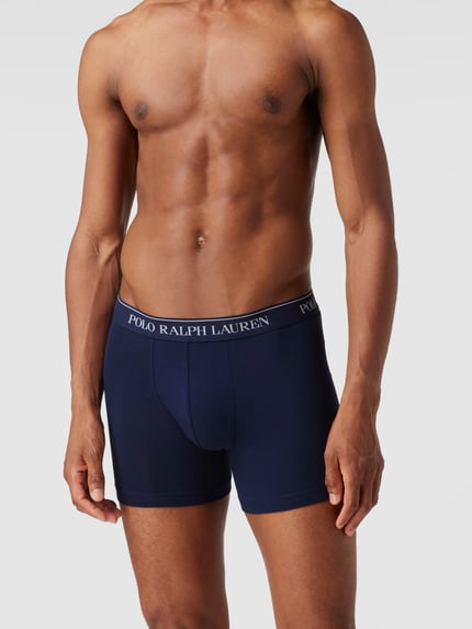 Polo Ralph Lauren Underwear Trunks aus Baumwoll-Mix im 3er-Pack Marine 1