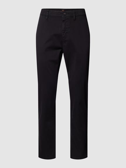 BOSS Orange Tapered Fit Chino mit französischen Eingrifftaschen Black 2