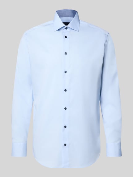 OLYMP Regular Fit Businesshemd mit Kentkragen Bleu 1