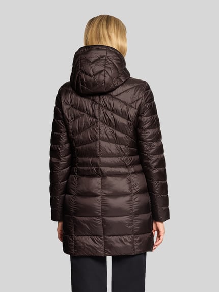 Gil Bret Regular Fit Steppjacke mit Kapuze Mittelbraun 5