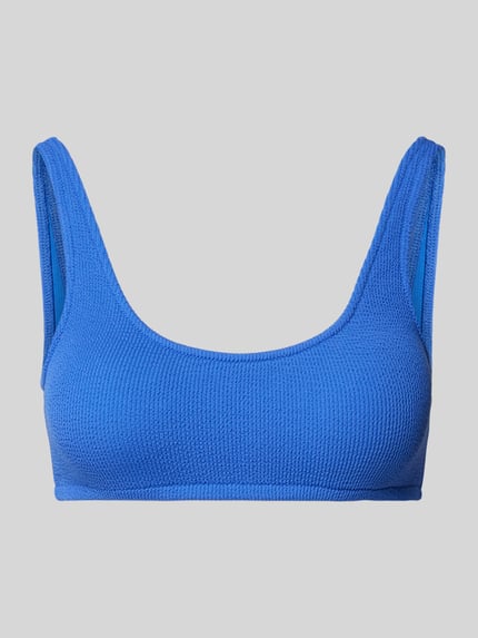 Bustier-Bikini-Oberteil mit Strukturmuster Modell 'JUSTIN SCRUNCHY' Shop The Look MANNEQUINE