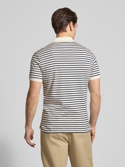 Tommy Hilfiger Regular Fit Poloshirt aus reiner Baumwolle Modell 'LIQUID COTTON' Offwhite 5