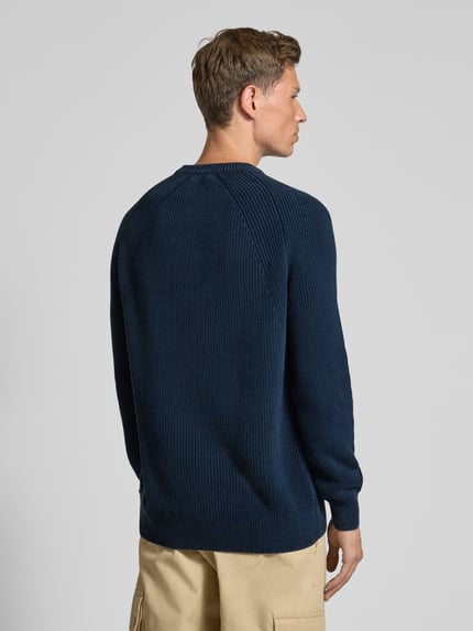 DRYKORN Gebreide pullover met ronde hals Donkerblauw - 5
