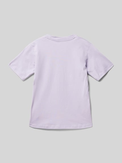 JACK & JONES T-Shirt mit Label-Print Modell 'STAR' Flieder 3