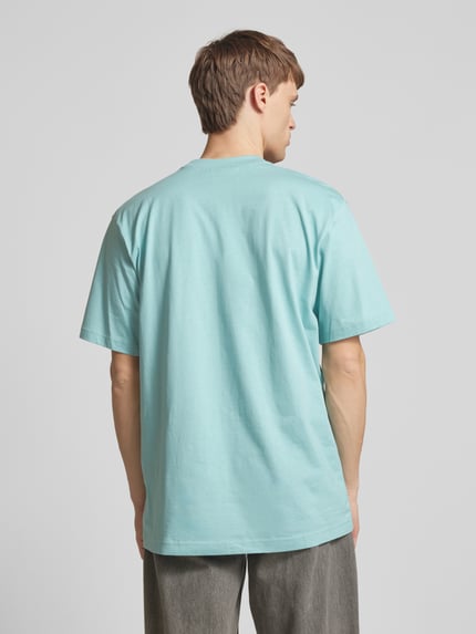 Calvin Klein Jeans T-shirt met labeldetail Turquoise - 5