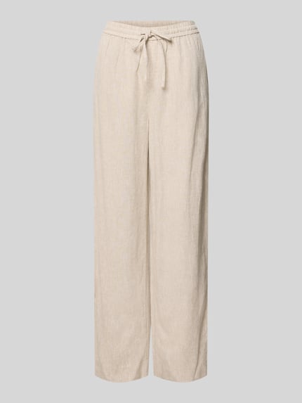 MSCH Copenhagen Leinenhose mit Kordelzug Modell 'Viana Ginia' Beige 2