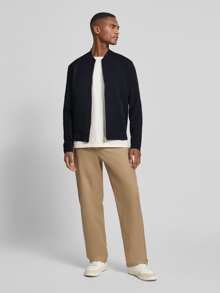 Les Deux Jacke mit Stehkragen Modell 'Como' Marine 1