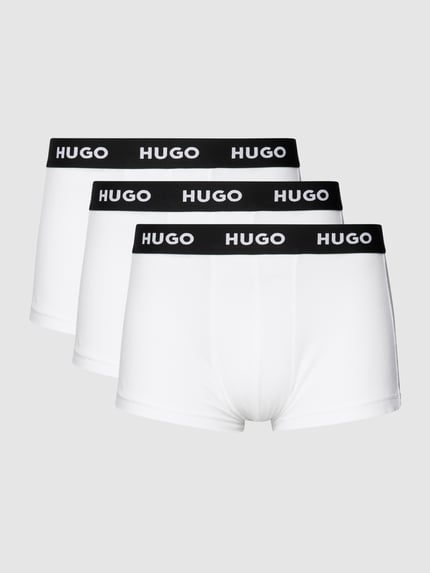 HUGO Boxershort met labeldetails in een set van 3 stuks Wit - 2