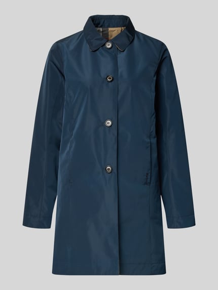 Produktfoto, Regular Fit Funktionsjacke mi Umlegekragen von Barbour, efekt: jednolity kolor, krój regular fit, wykładany kołnierz, listwa guzikowa, wyhaftowane logo, długi rękaw, hydrofobowy, wpuszczane kieszenie, kieszeń wewnętrzna