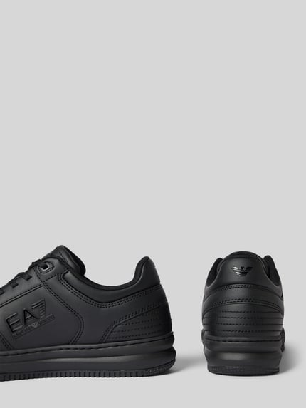 EA7 Emporio Armani Sneakersy z detalem z logo model ‘SLASHER’ Czarny 2