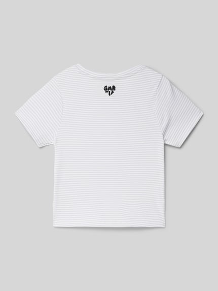 Garcia T-shirt met labelstitching Lila - 3