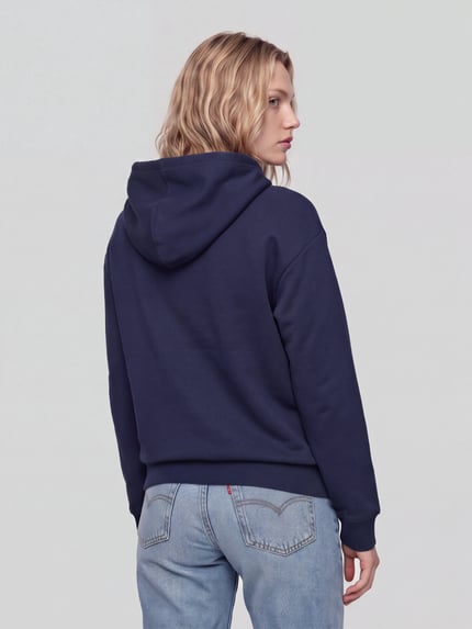 GAP Sweatshirt mit Logo-Schriftzug Dunkelblau 5