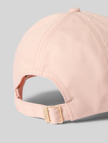 Productfoto, Basecap uit puur katoen met labelstitching van Gant, lichtroze, verstevigde klep, in grootte verstelbaar