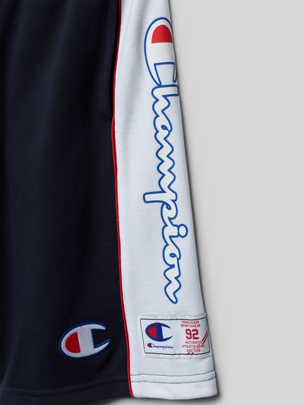 Champion Bermudas mit Label-Print Marine 2